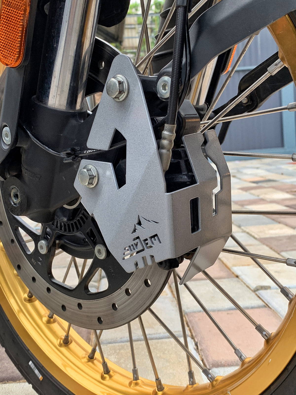 himalayan 450 front disc guard