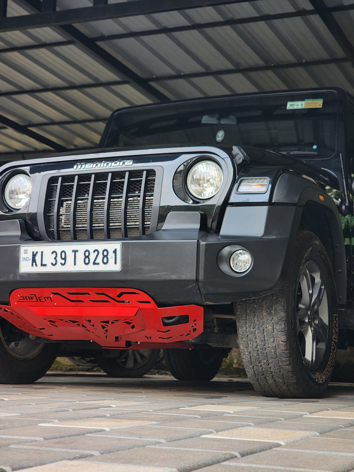 Thar Under body front skid plate - Jorjem international pvt ltd