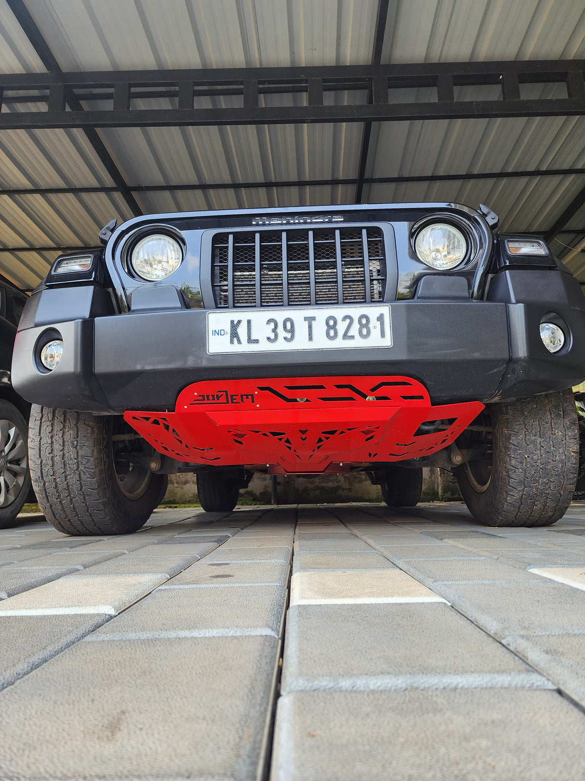 Thar Under body front skid plate - Jorjem international pvt ltd