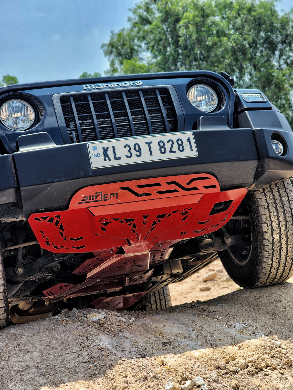 Thar under body skid plate full set [4 plates] - Jorjem international pvt ltd