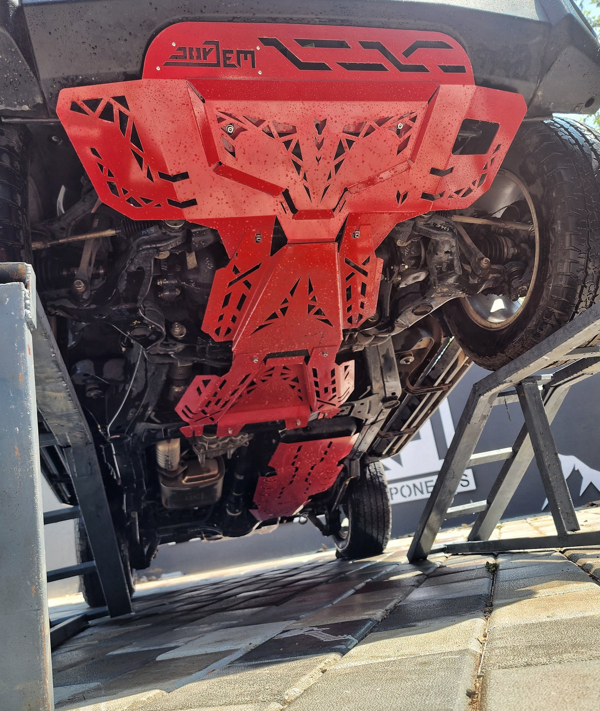 Thar under body skid plate full set [4 plates] - Jorjem international pvt ltd