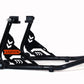 Explore Marvel Edition universal bike paddock stand with spool and swingarm lift holders for motorcycle maintenance and stability.