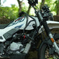 Jorjem Xpulse 200 custom trail edition crash guard mounted on a motorcycle, showcasing robust design and protective features.