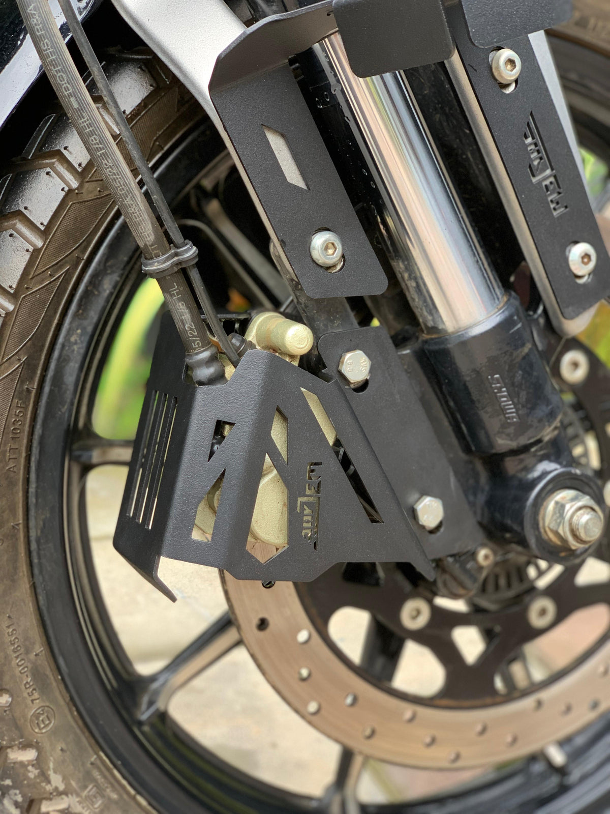 tvs ronin front disc guard