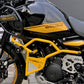Jorjem Trail edition crash guard for Himalayan 450, showcasing rugged design and durable materials for motorcycle protection.