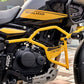 Jorjem Trail edition crash guard for Himalayan 450, featuring rugged design and durable construction for motorcycle protection.