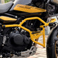 Jorjem Trail edition crash guard for Himalayan 450, showcasing robust design and durable construction in outdoor setting.