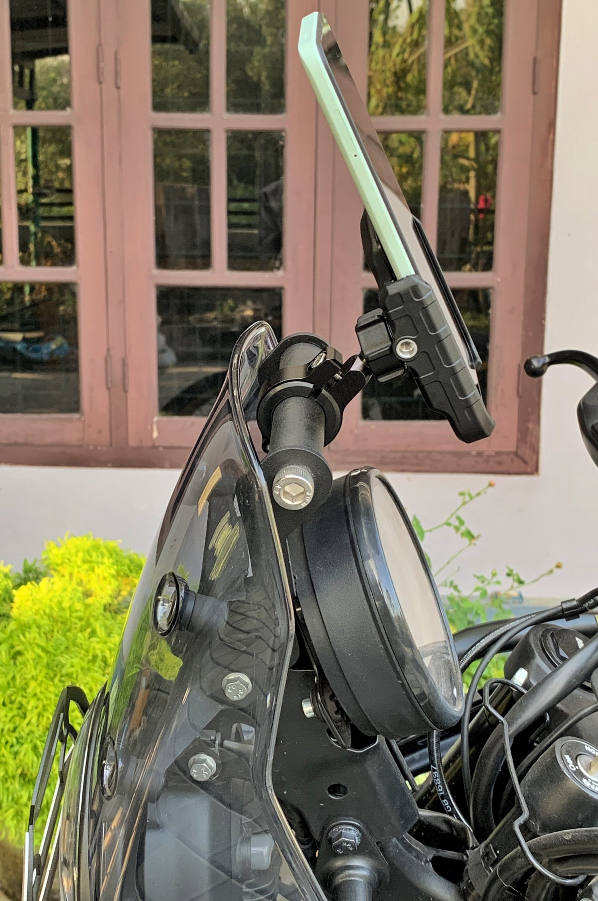 Jorjem gps mount for himalayan 450 - Jorjem international pvt ltd