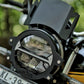 Cb350rs visor and headlight grill combo for motorcycle, featuring Jorjem International Pvt Ltd branding and detailed design.
