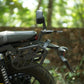Cb350rs back rest and luggage carrier combo by Jorjem International, showcasing sturdy design for enhanced comfort and utility.