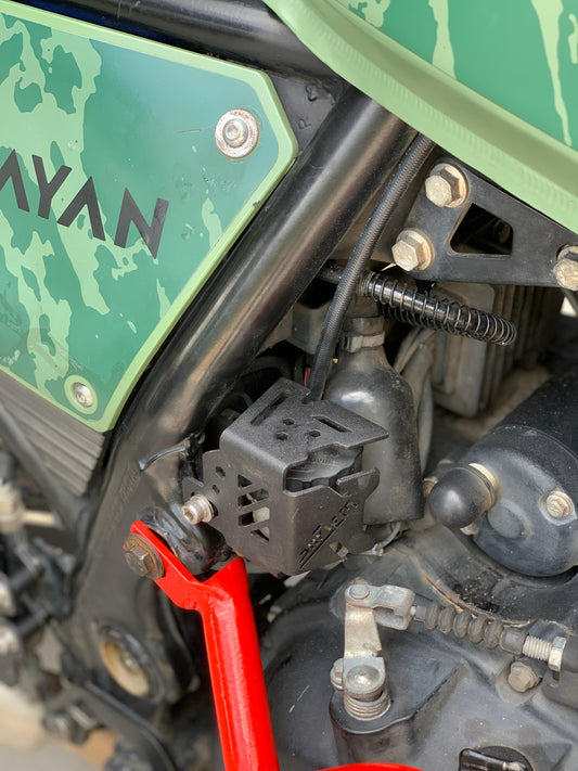 Oil container guard for himalayan 411 - Jorjem international pvt ltd