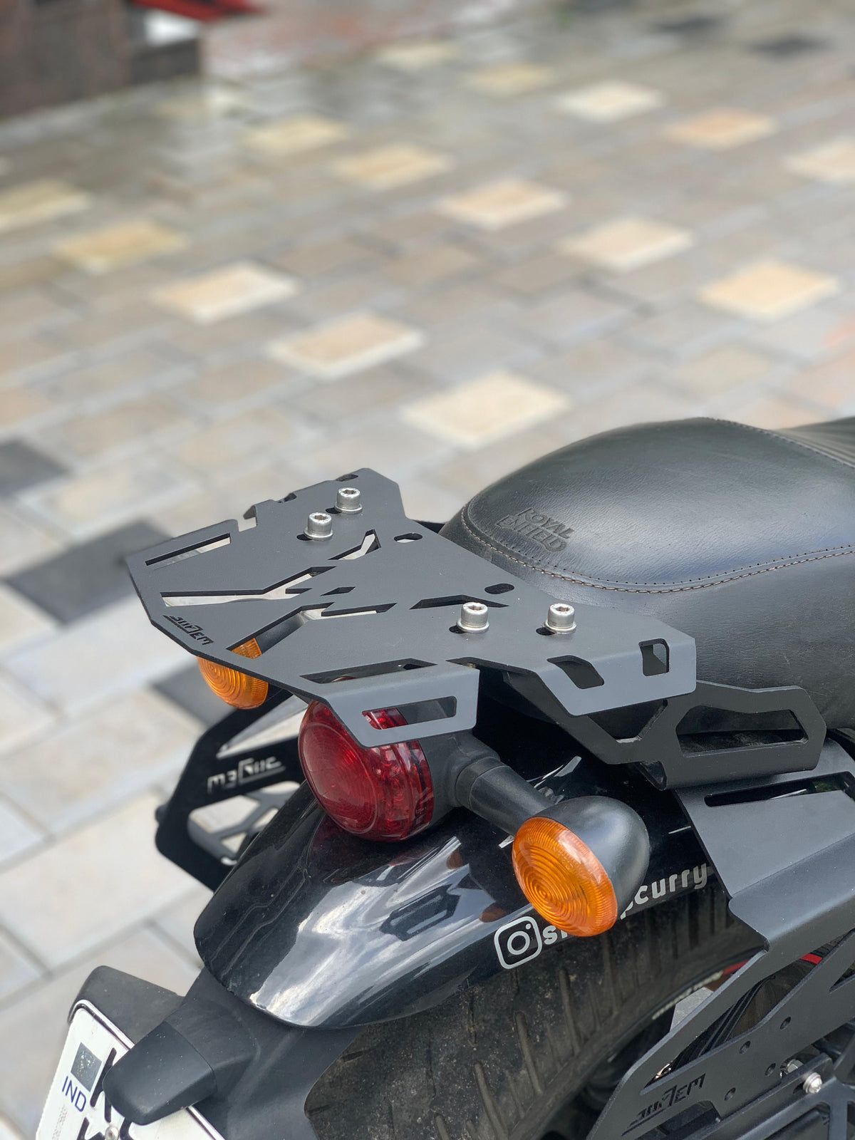 royal enfield hunter 350 luggage carrier