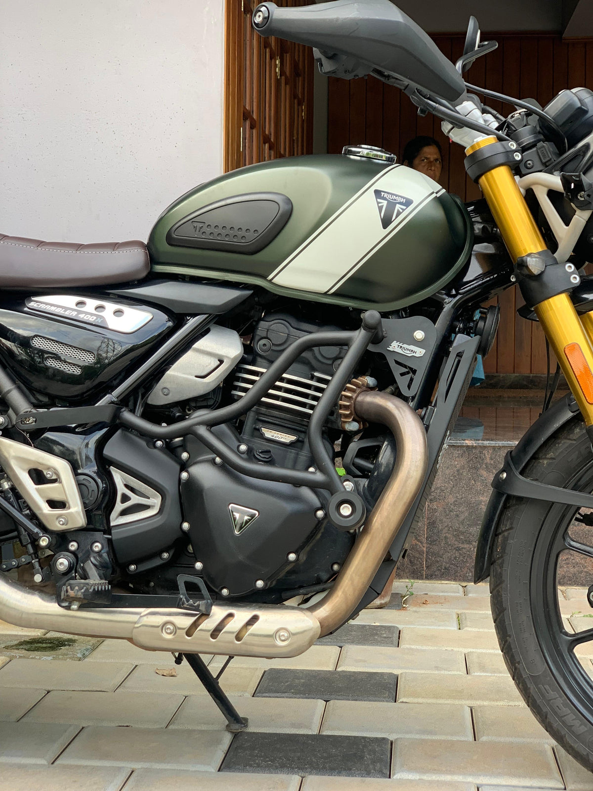 scrambler crash guard