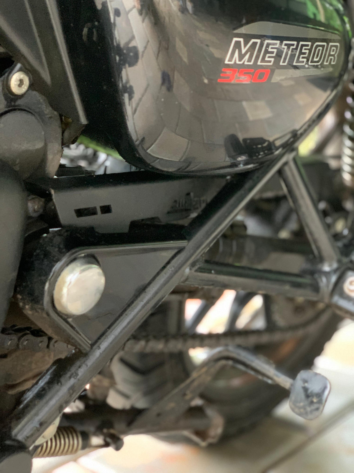 meteor 350 chain guard