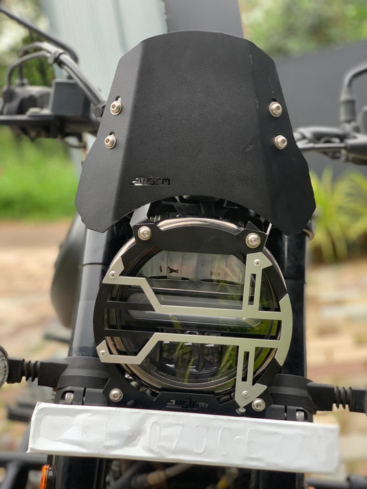 Harley X440 headlight grill by Jorjem, featuring a sleek design and durable construction for motorcycle styling.