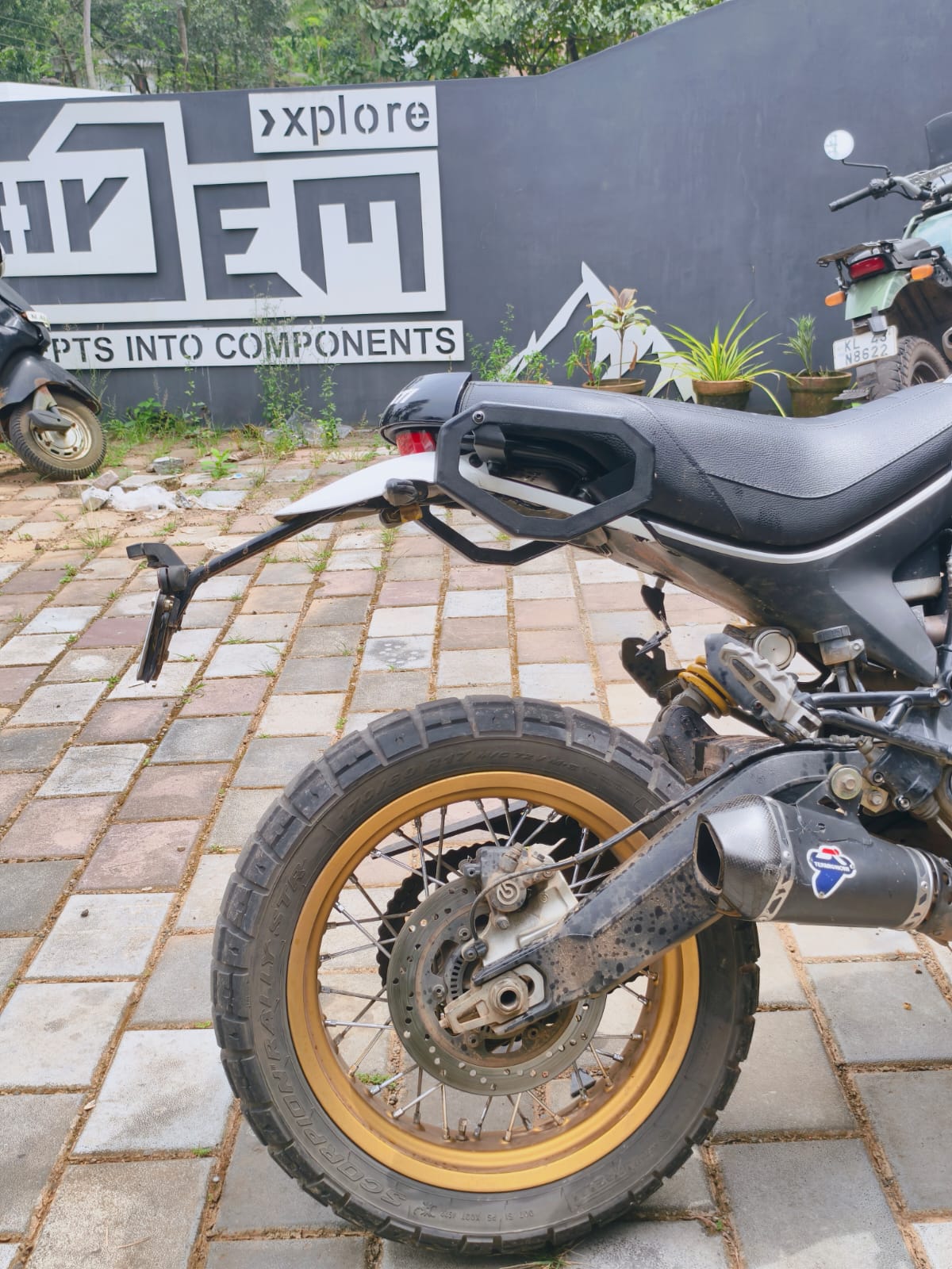 Ducati desert sled saddle stay - Jorjem international pvt ltd