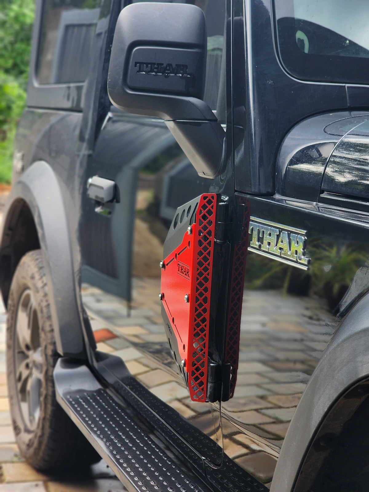 Thar 3&5 door hinge fender cover [pair of 2] - Jorjem international pvt ltd