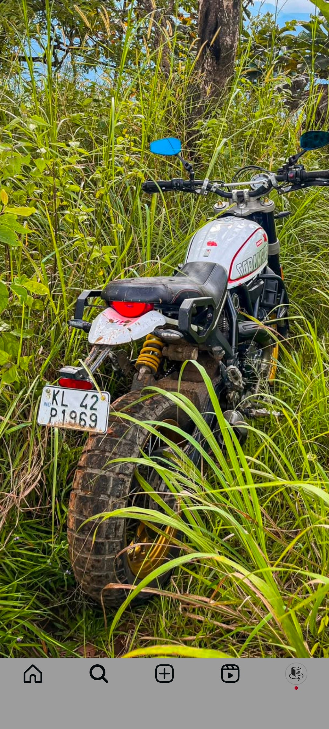 Ducati desert sled saddle stay - Jorjem international pvt ltd
