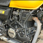 Jorjem CB350RS crash guard by Explore Manufactures, showcasing a robust design for motorcycle protection.