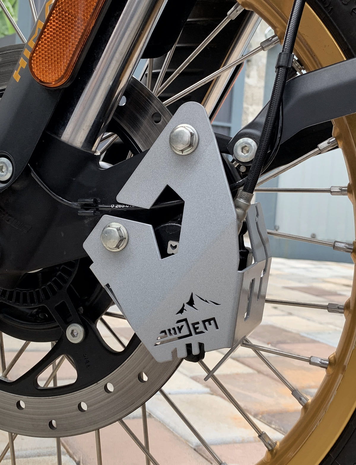 front disc guard for himalayan 450