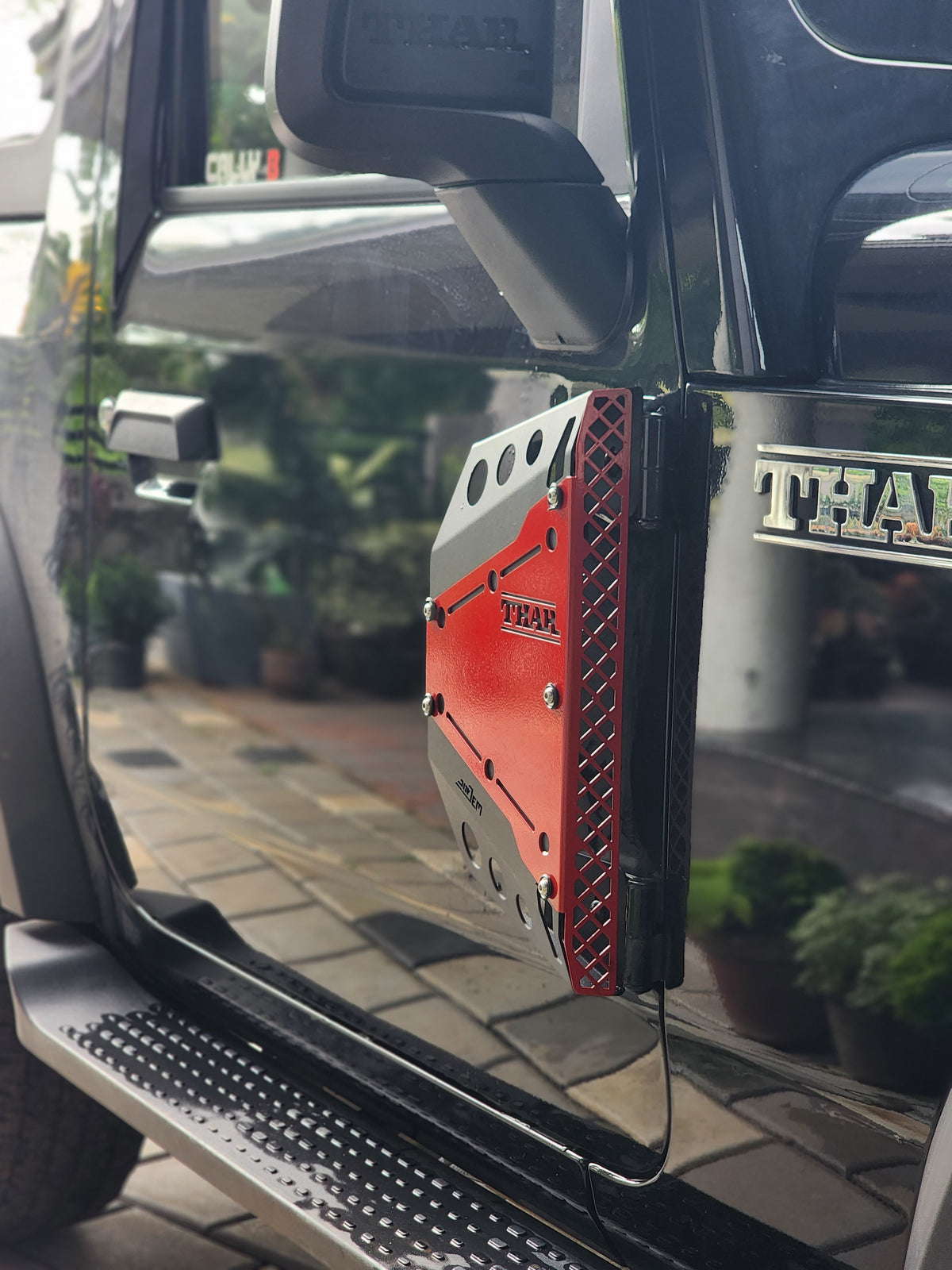 Thar 3&5 door hinge fender cover [pair of 2] - Jorjem international pvt ltd