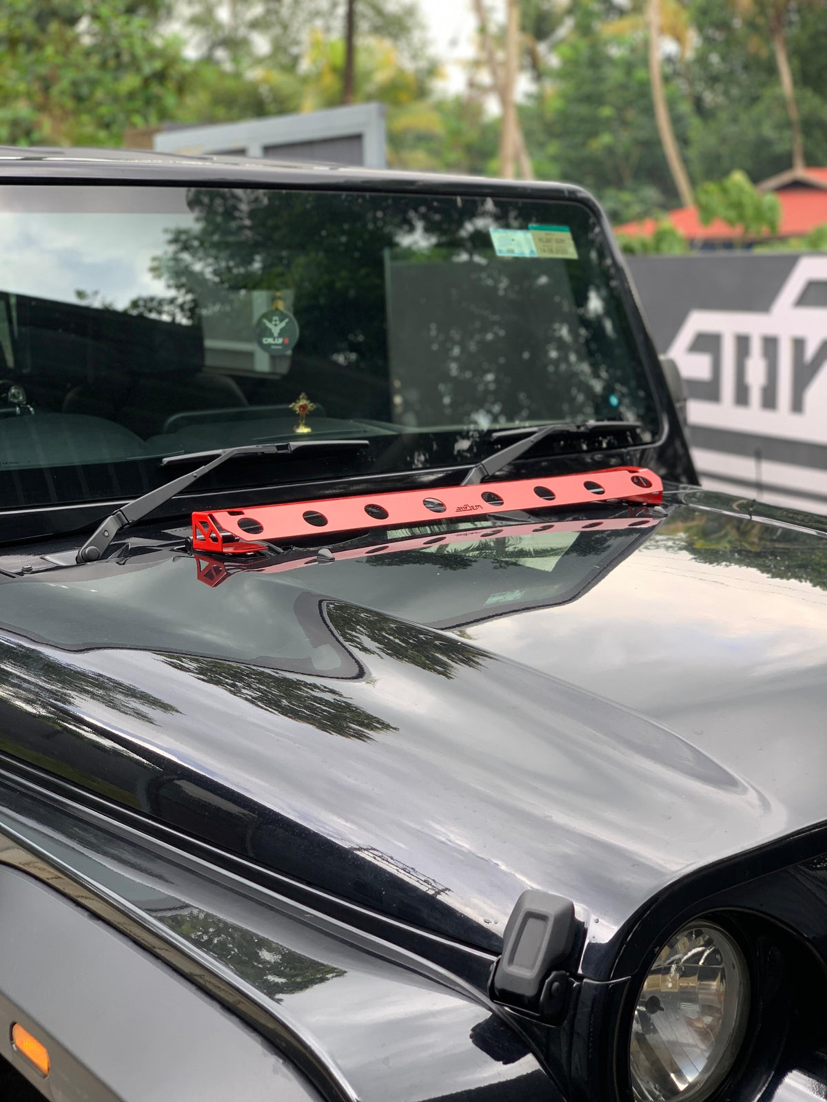 Thar fog light mounting bars - Jorjem international pvt ltd